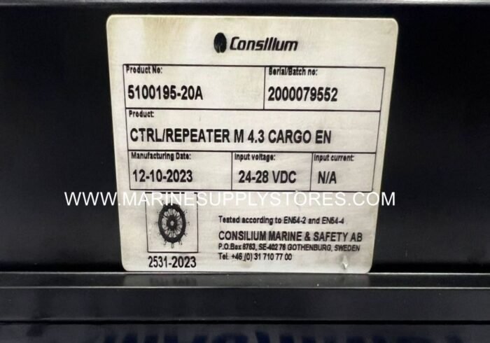 CONSILIUM MARINE SALWICO C316 FIRE ALARM SYSTEM SUPPLIER
