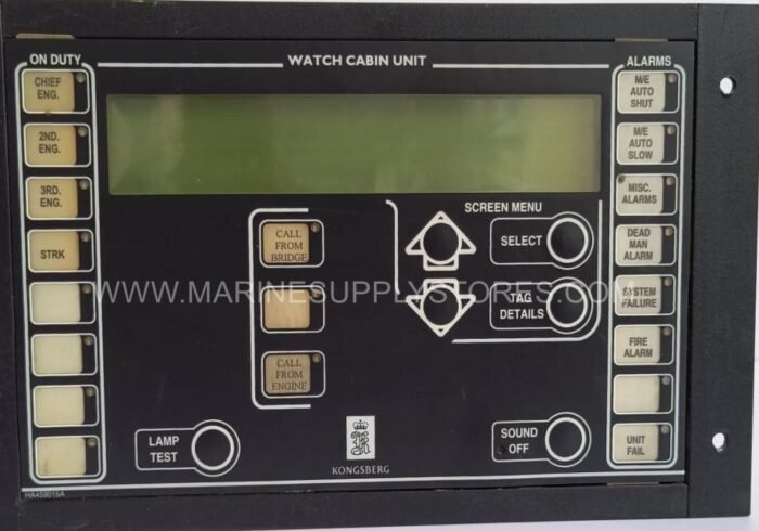 Kongsberg Maritime WCU (Watch Cabin Unit) LCD Display
