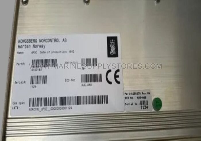 second hand Kongsberg Norcontrol As Dpsc Part 8100183 Serial 1124