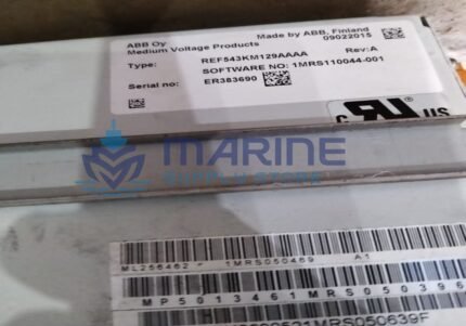 ABB REF543KM129AAAA Machine Terminal Rev A Serial no. ER383690