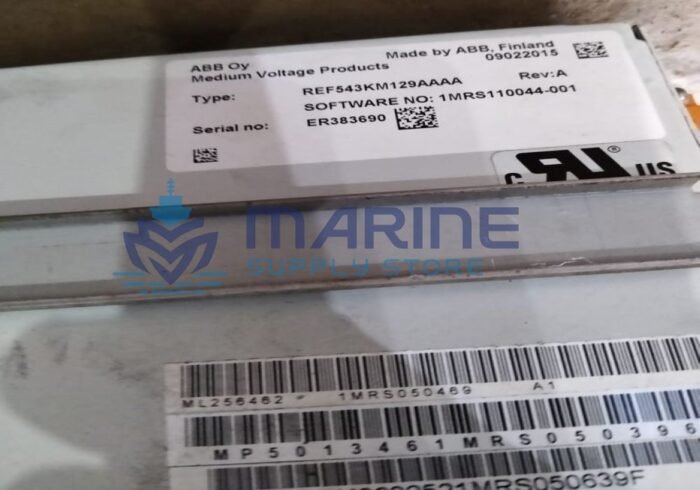 ABB REF543KM129AAAA Machine Terminal Rev A Serial no. ER383690