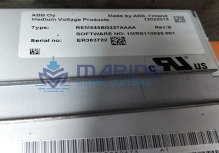 ABB REM545BG227AAAA Machine Terminal Rev B Serial no. ER383722