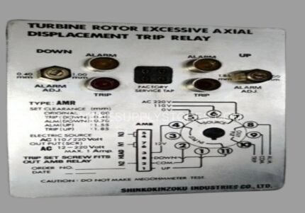 Shinko Amr Turbine Rotor Excessive Axial Displacement Trip Relay