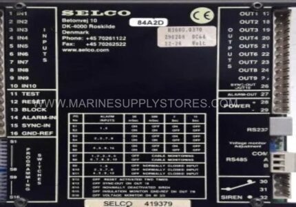 REFURBISHED SELCO M1000 ALARM PANEL MONITOR ANNUNCIATOR